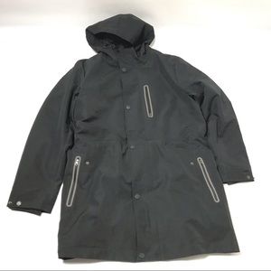 Hush Puppies Winter Jacket Size L Black Hooded